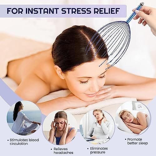 20 Fingers Hair Scalp Massager and Stress Relax Massager